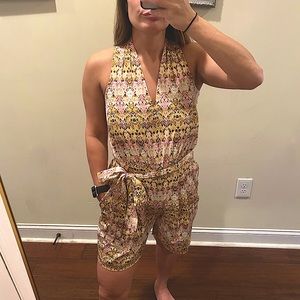 Calvin Klein V-Neck Sleeveless Romper NWT